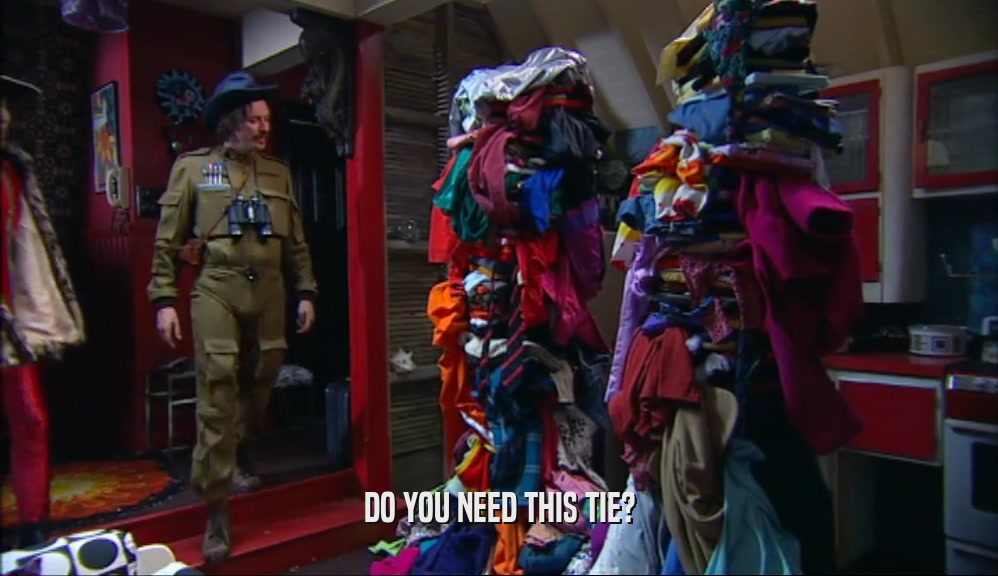 DO YOU NEED THIS TIE?  