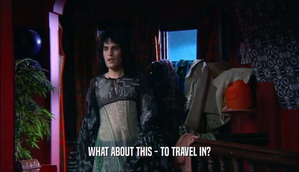WHAT ABOUT THIS - TO TRAVEL IN?  