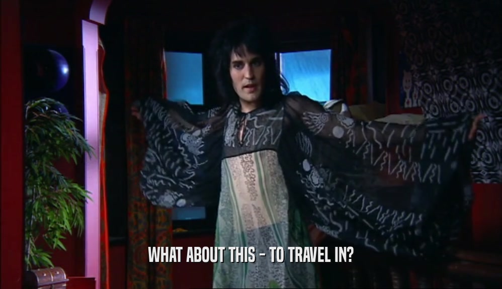 WHAT ABOUT THIS - TO TRAVEL IN?  