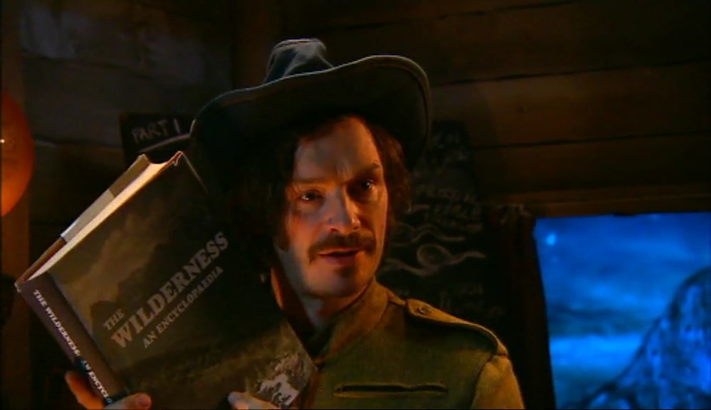 - WELL UH.. I HAVE READ THIS RATHER LARGE BOOK ON THE WILDERNESS. - BOOK?!? THAT'S ALL YOU PEOPLE KNOW! 