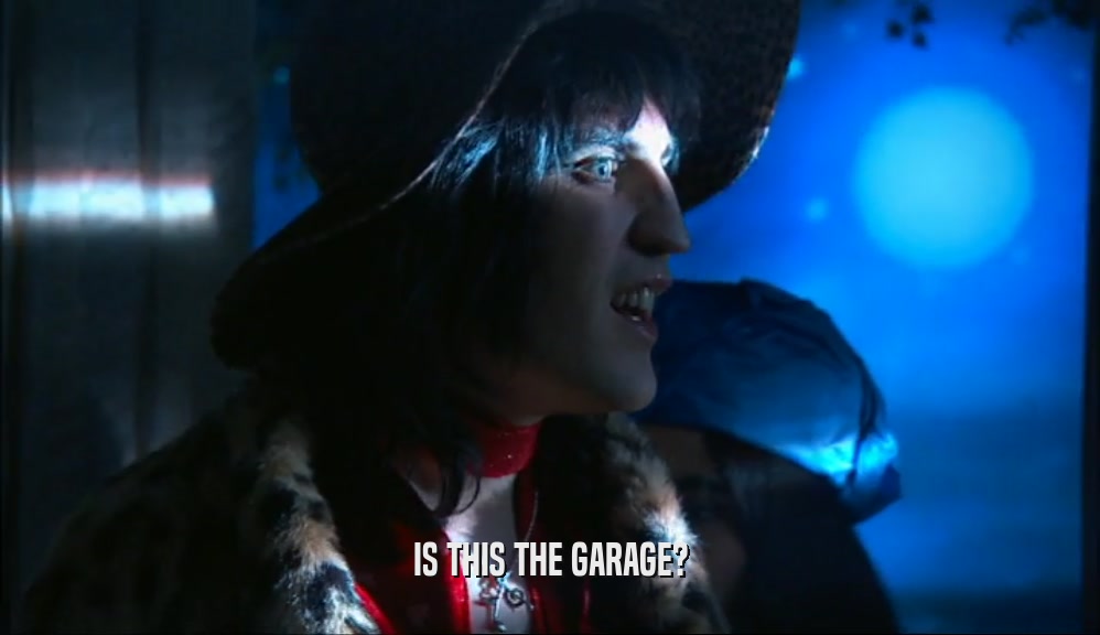 IS THIS THE GARAGE?  