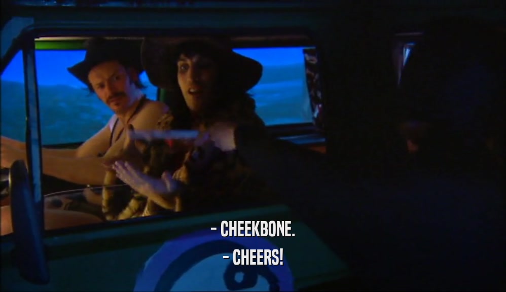 - CHEEKBONE.
 - CHEERS!
 