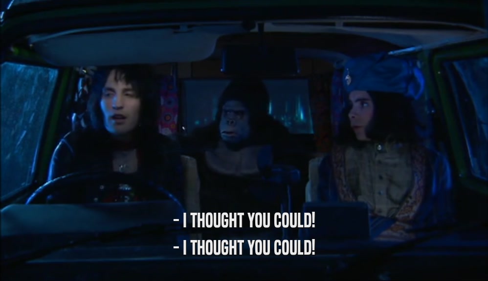 - I THOUGHT YOU COULD! - I THOUGHT YOU COULD! 