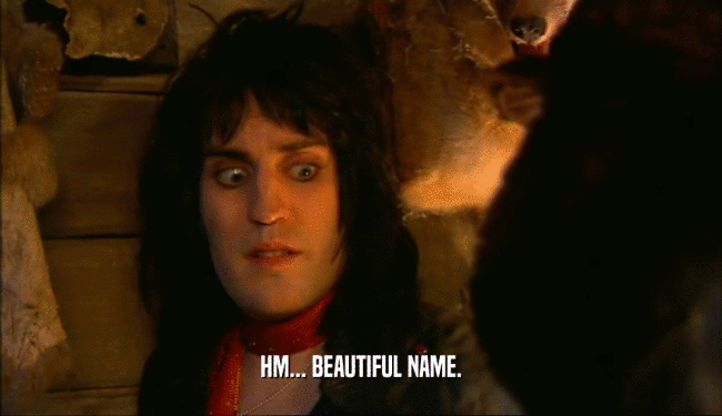 HM... BEAUTIFUL NAME.  
