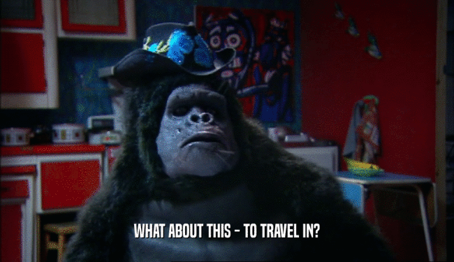 WHAT ABOUT THIS - TO TRAVEL IN?  