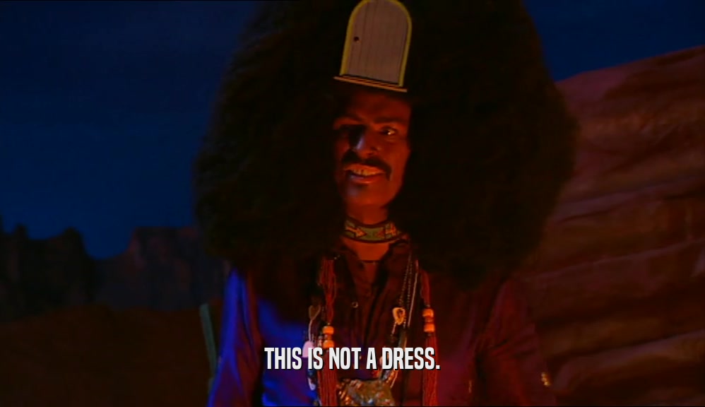 THIS IS NOT A DRESS.  