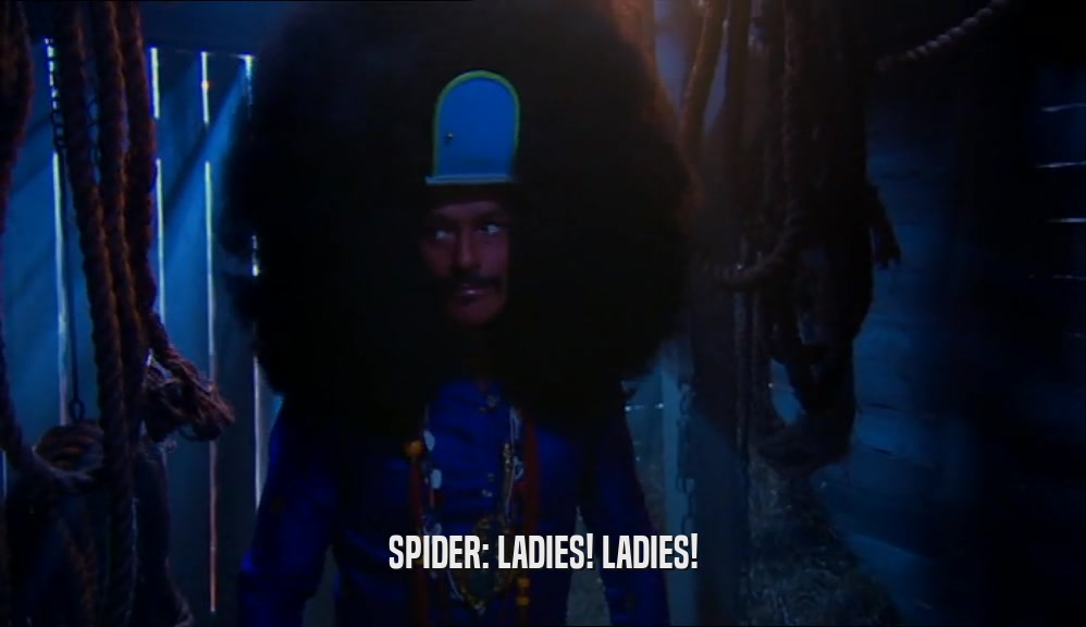 SPIDER: LADIES! LADIES!  