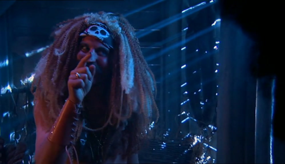 I KNOW, YOU LIKE TO WATCH, THAT IS YOUR GAME? PEEPING THROUGH THE SLATS. 