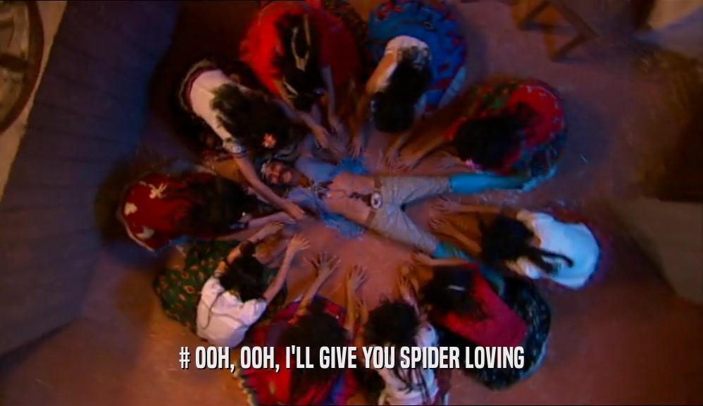 # OOH, OOH, I'LL GIVE YOU SPIDER LOVING  