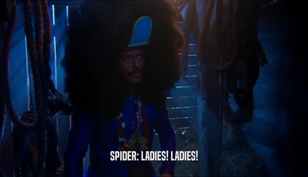 SPIDER: LADIES! LADIES!  