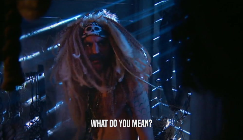 WHAT DO YOU MEAN?  