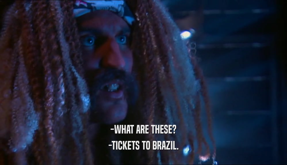 -WHAT ARE THESE? -TICKETS TO BRAZIL. 