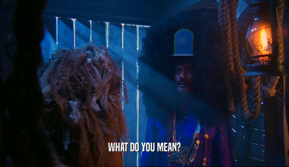 WHAT DO YOU MEAN?  