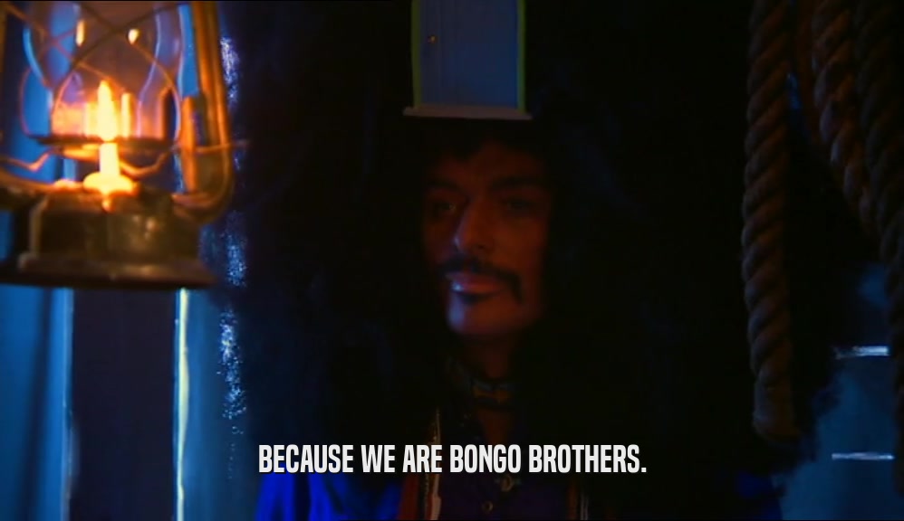 BECAUSE WE ARE BONGO BROTHERS.  