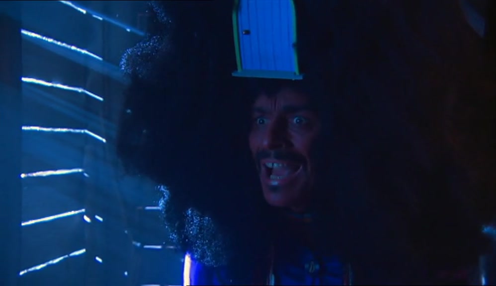 THE TOWN IS UNDER A CURSE FROM THE EVIL BANDIT BETAMAX AND HE IS COMING NOW. 