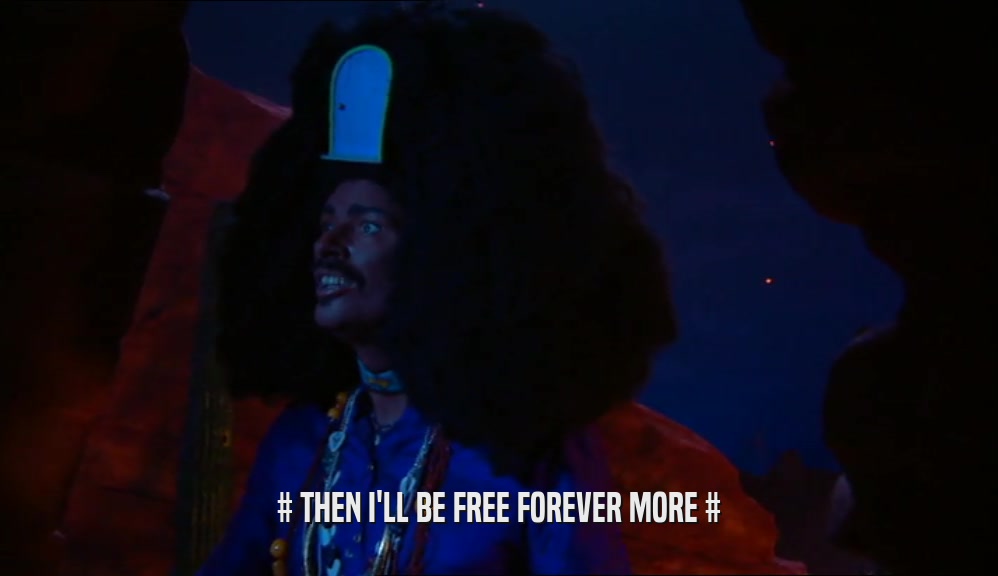 # THEN I'LL BE FREE FOREVER MORE #  