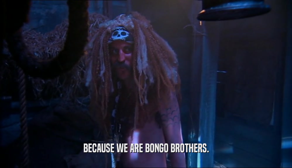 BECAUSE WE ARE BONGO BROTHERS.  