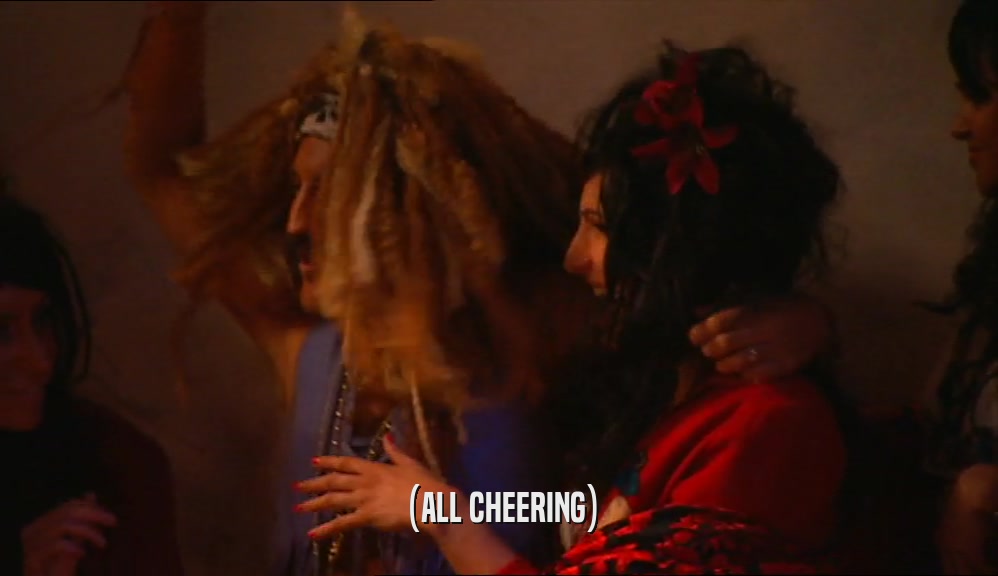 (ALL CHEERING)  