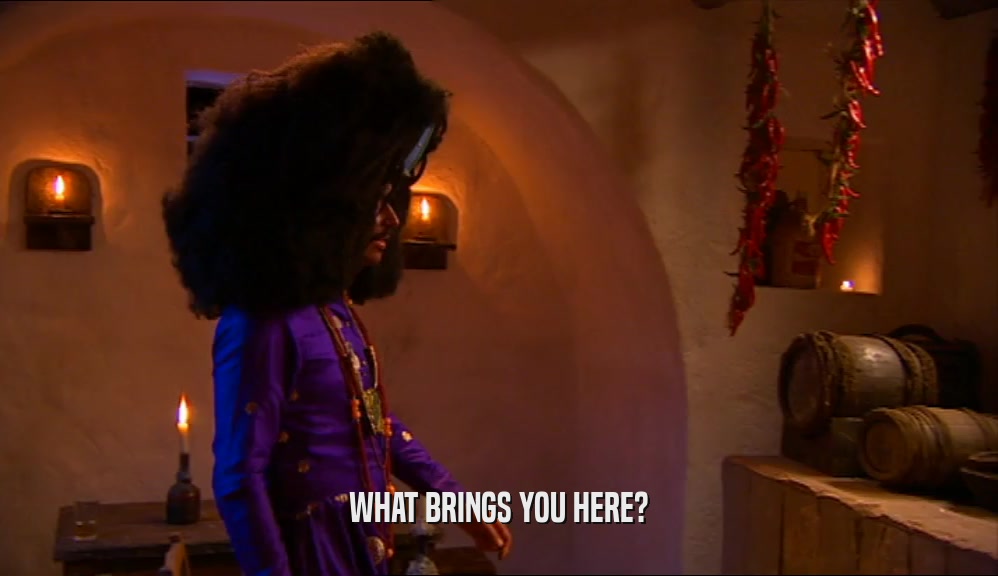 WHAT BRINGS YOU HERE?  