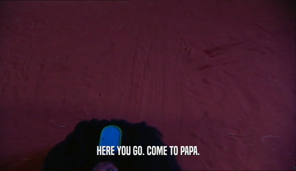 HERE YOU GO. COME TO PAPA.  