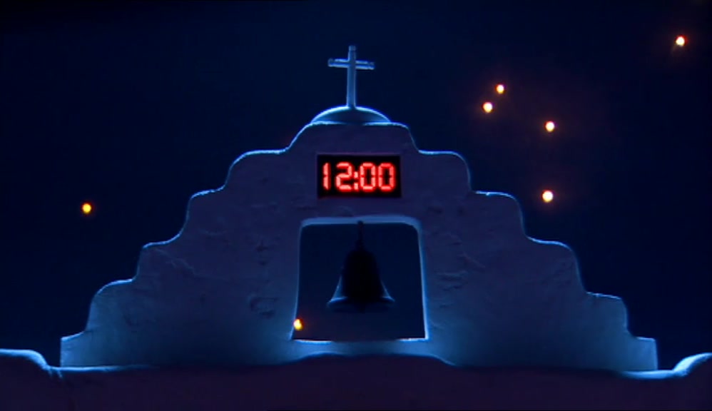 (ALARM CLOCK BEEPING)  
