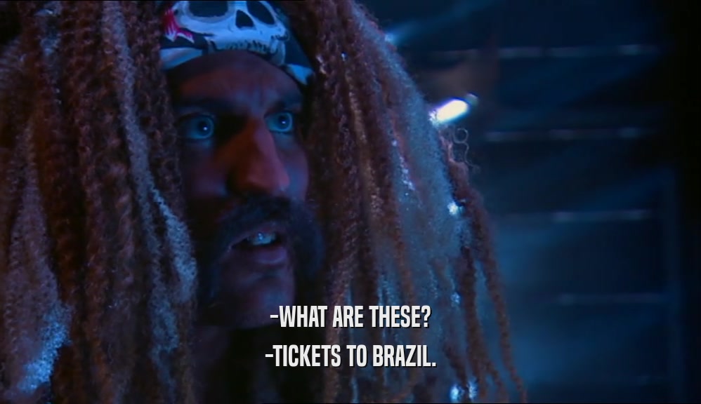 -WHAT ARE THESE? -TICKETS TO BRAZIL. 