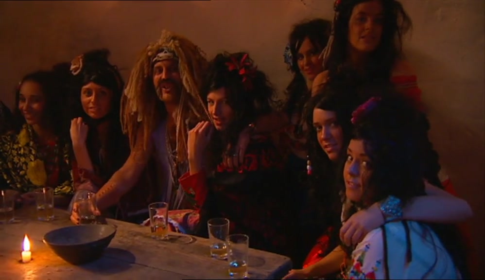 YEAH. OH, LOOK, IF IT ISN'T RUDI THE PRUDY.  