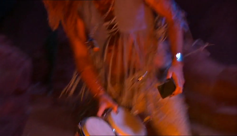 -I FORGOT MY CONGAS. -I WAS JUST CHANGING A STRING. 