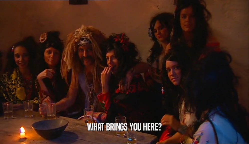 WHAT BRINGS YOU HERE?  