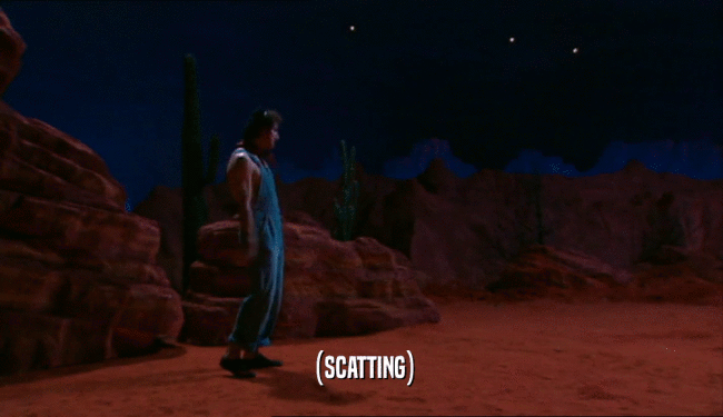 (SCATTING)  