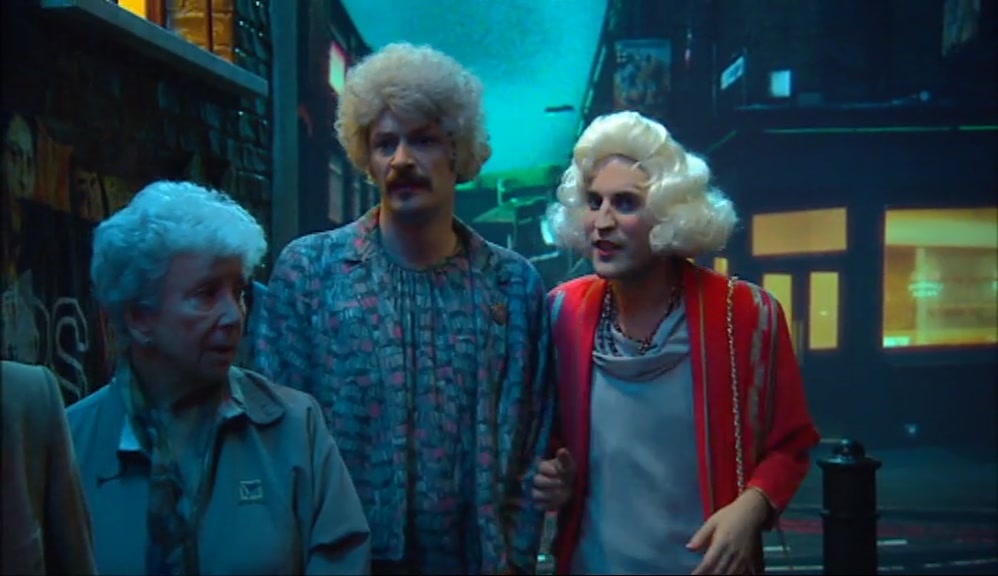 -I DON'T KNOW, THEY ALL LOOK THE SAME. -IT IS. LEAVE THIS TO ME. 