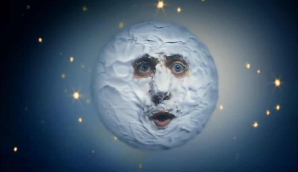 AND HE MADE THE MOON BIG INSIDE THE TUBE.
  