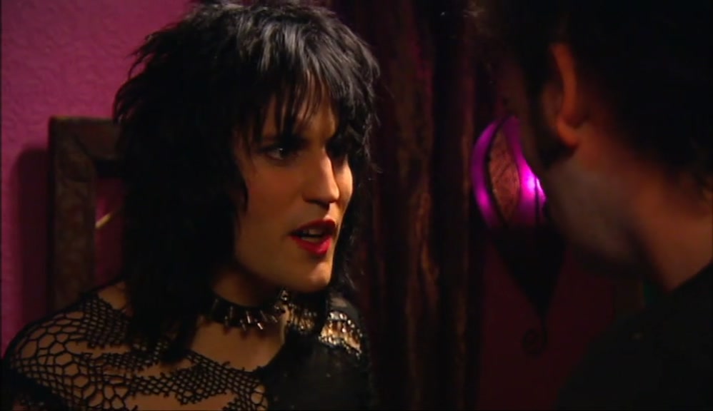 GOTHS DON'T HAVE MOUSTACHES. YOU LOOK LIKE TOM SELLECK. 