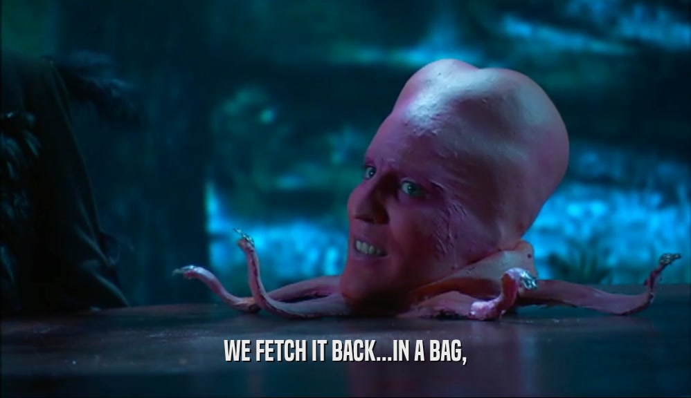 WE FETCH IT BACK...IN A BAG,  
