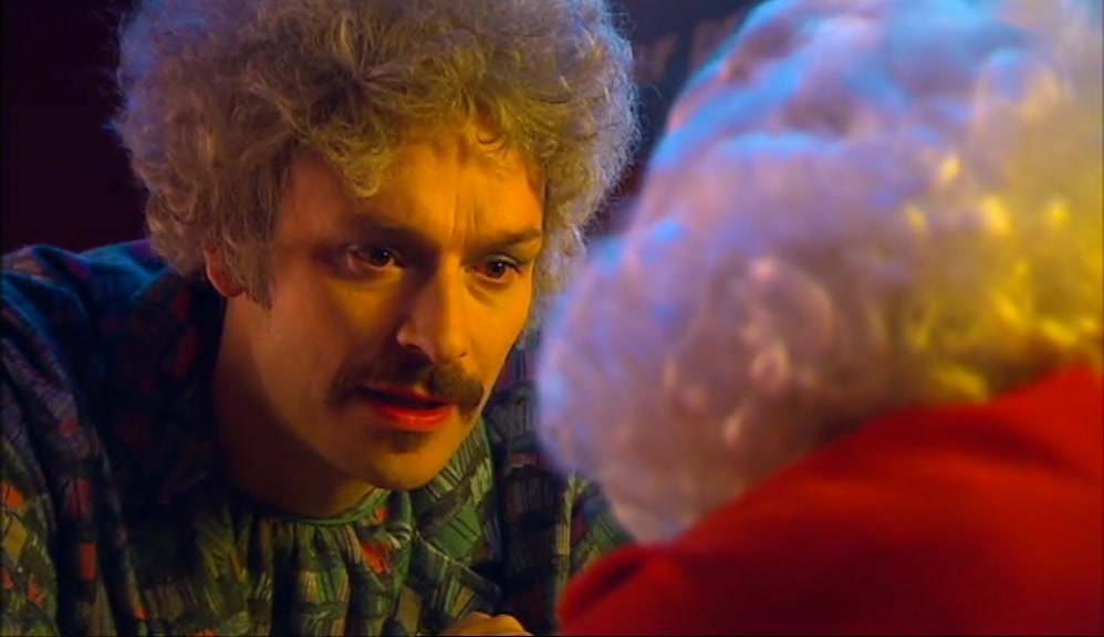 -VINCE, WHAT COLOUR WAS HER CARDIGAN? -HMM? 