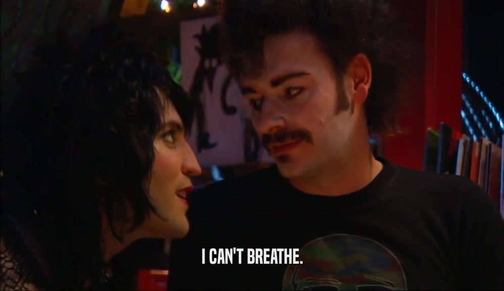 I CAN'T BREATHE.  