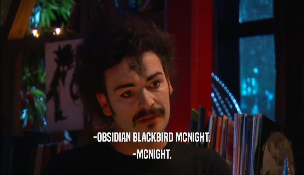 -OBSIDIAN BLACKBIRD MCNIGHT. -MCNIGHT. 