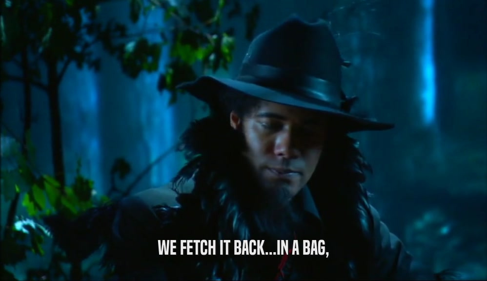WE FETCH IT BACK...IN A BAG,  