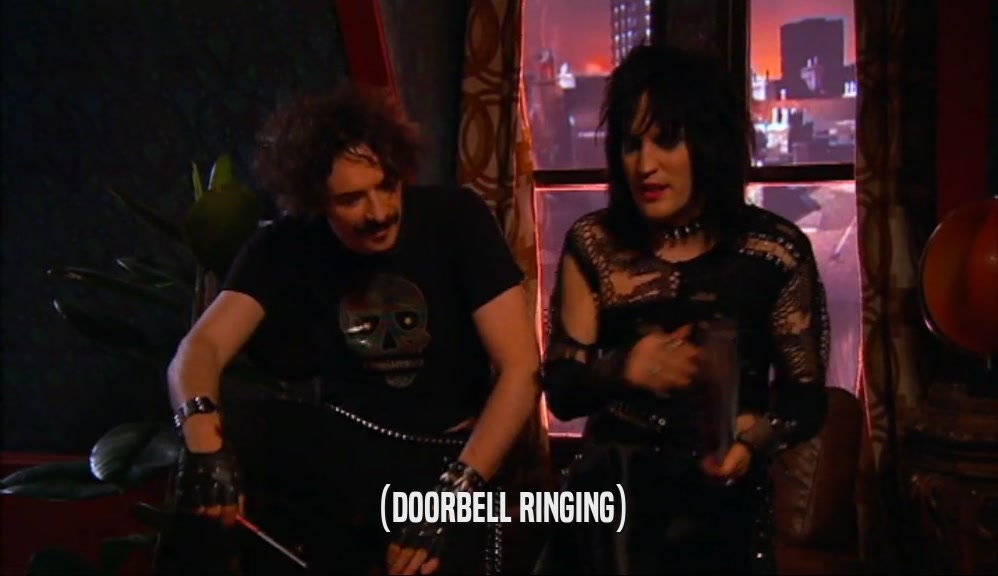 (DOORBELL RINGING)  
