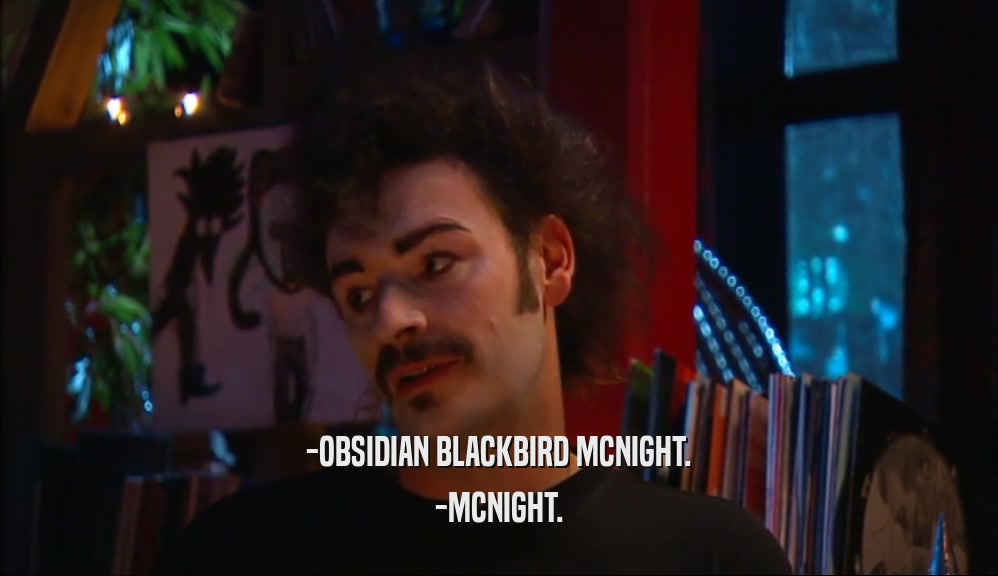 -OBSIDIAN BLACKBIRD MCNIGHT. -MCNIGHT. 