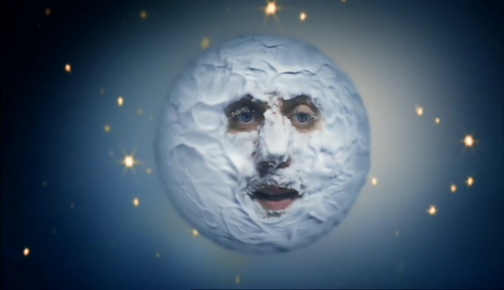 AND HE MADE THE MOON BIG INSIDE THE TUBE.  
