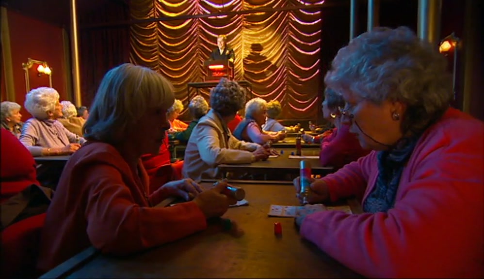 GOOD EVENING, LADIES, AND WELCOME TO THE BINGO.  