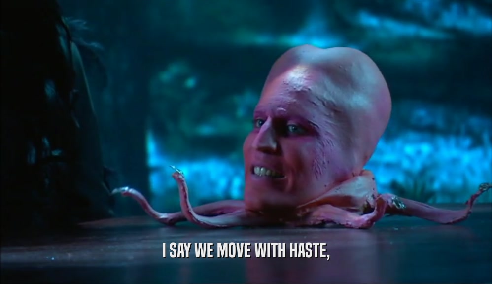 I SAY WE MOVE WITH HASTE,  