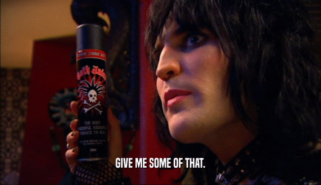 GIVE ME SOME OF THAT.  