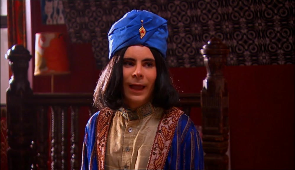 I THINK HOWARD'S DONE A LITTLE MISTAKE IN HIS PANTS.  