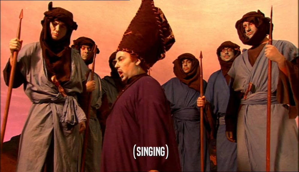 (SINGING)  
