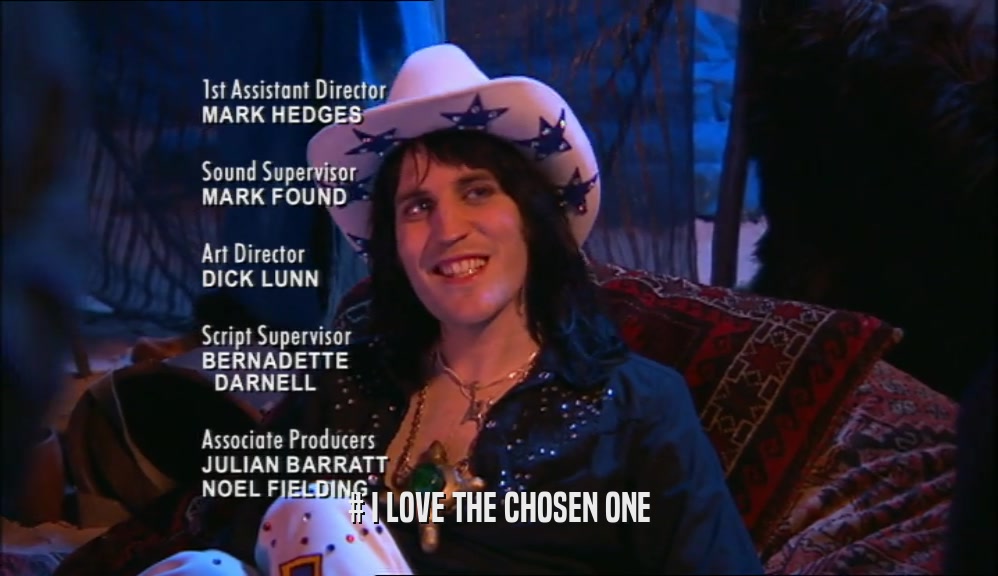 # I LOVE THE CHOSEN ONE  