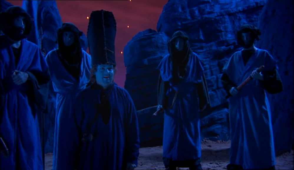 -HAVE YOU GOT THE AMULET? -YEAH, SHALL WE GET OUT OF HERE? 