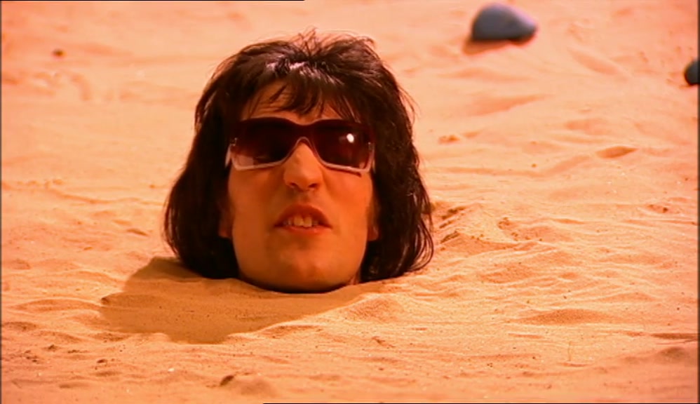 -WHERE DID YOU GET THOSE SUNGLASSES FROM? -A PASSING COYOTE TOOK PITY ON ME. 