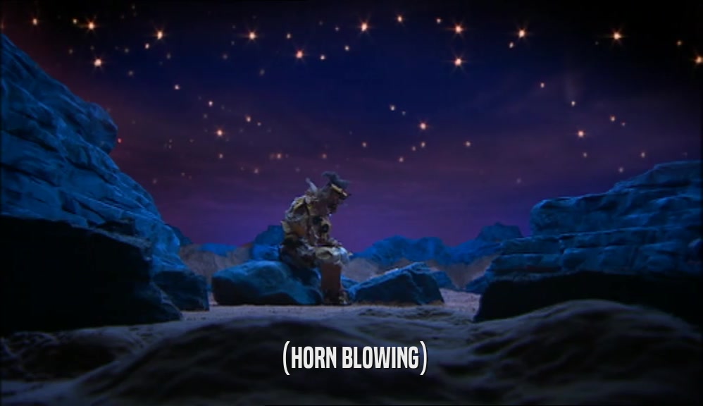 (HORN BLOWING)  